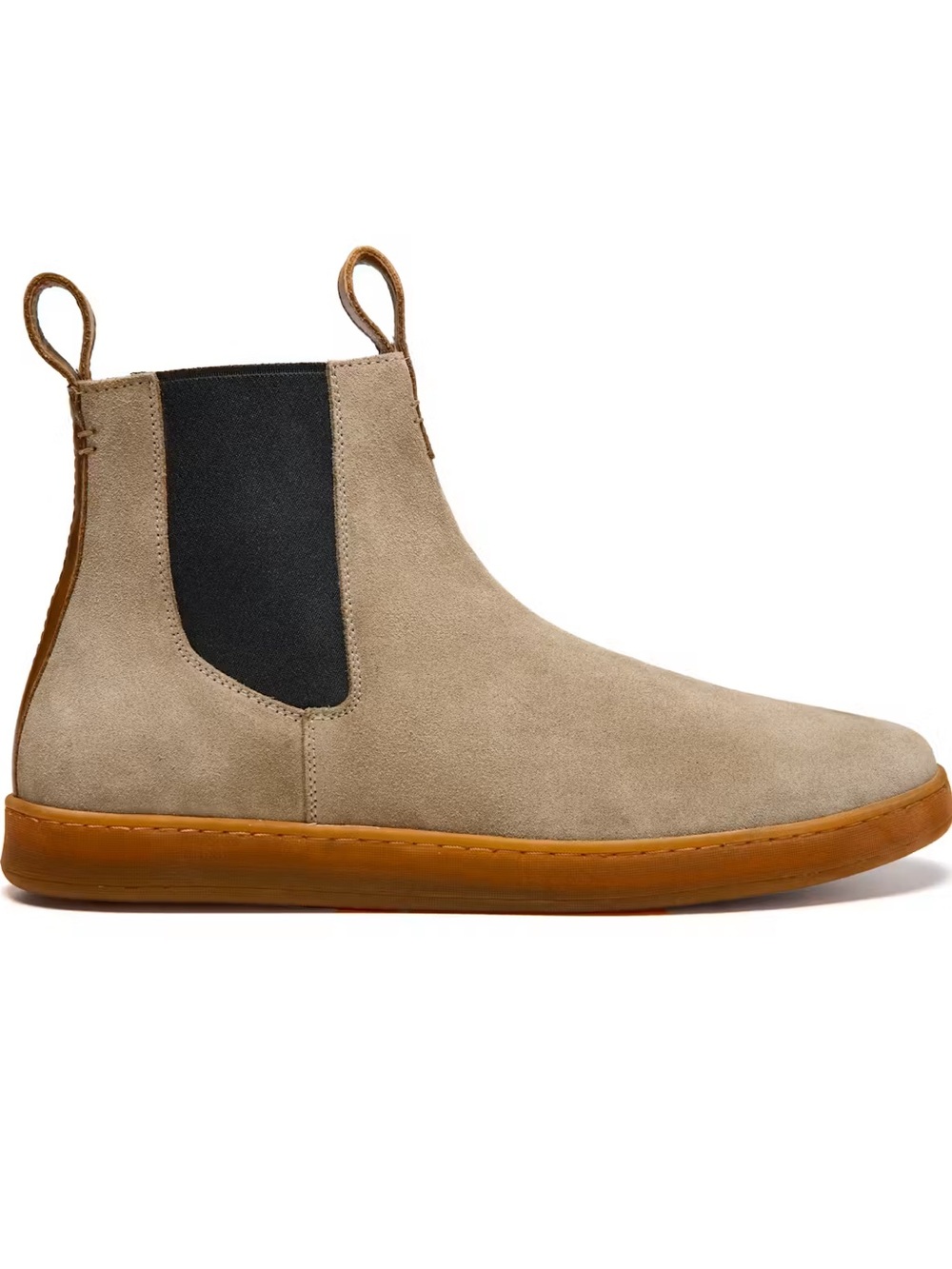 LUCA Terra Slip On Chelsea Suede Sneaker Boot in Desert (Tan)/Gum